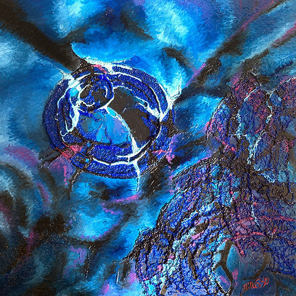 Kunstwerk Cirkels in het water